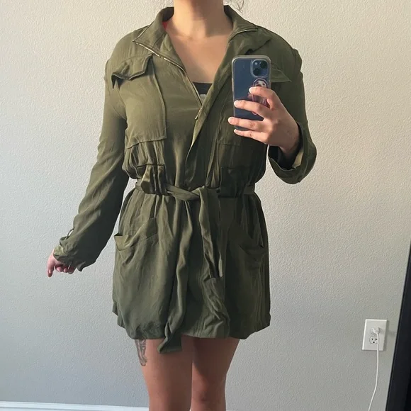 Dolan Sample Zip Jacket with Removable Belt - Picture 4 of 4